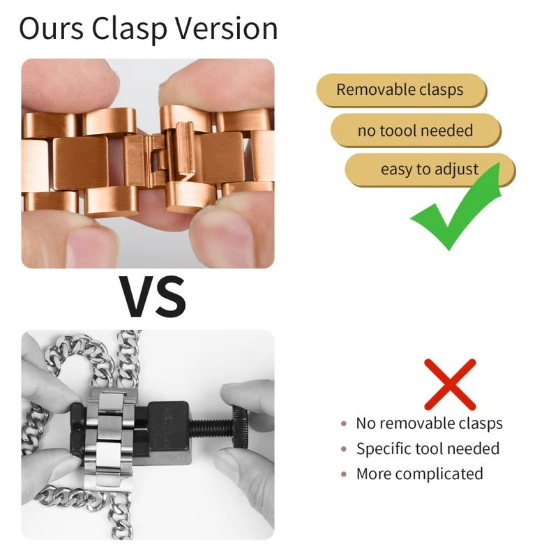 Fitbit Inspire / Inspire HR / Inspire 2 Strap Circle Design Electroplating Stainless Steel Watch Bracelet