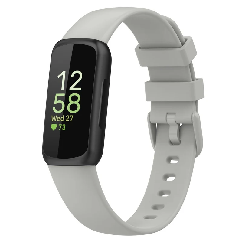 Fitbit Inspire 3 Silicone Watch Bands Soft Replacement Strap, Size: S