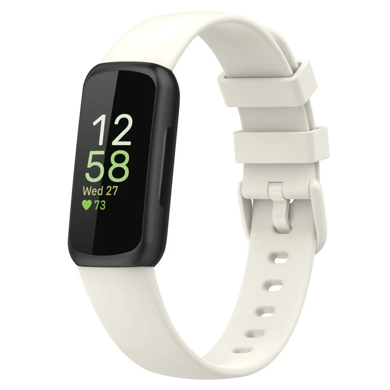 Fitbit Inspire 3 Silicone Watch Bands Soft Replacement Strap, Size: S