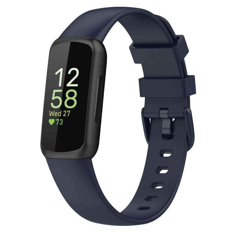 Fitbit Inspire 3 Silicone Watch Bands Soft Replacement Strap, Size: S