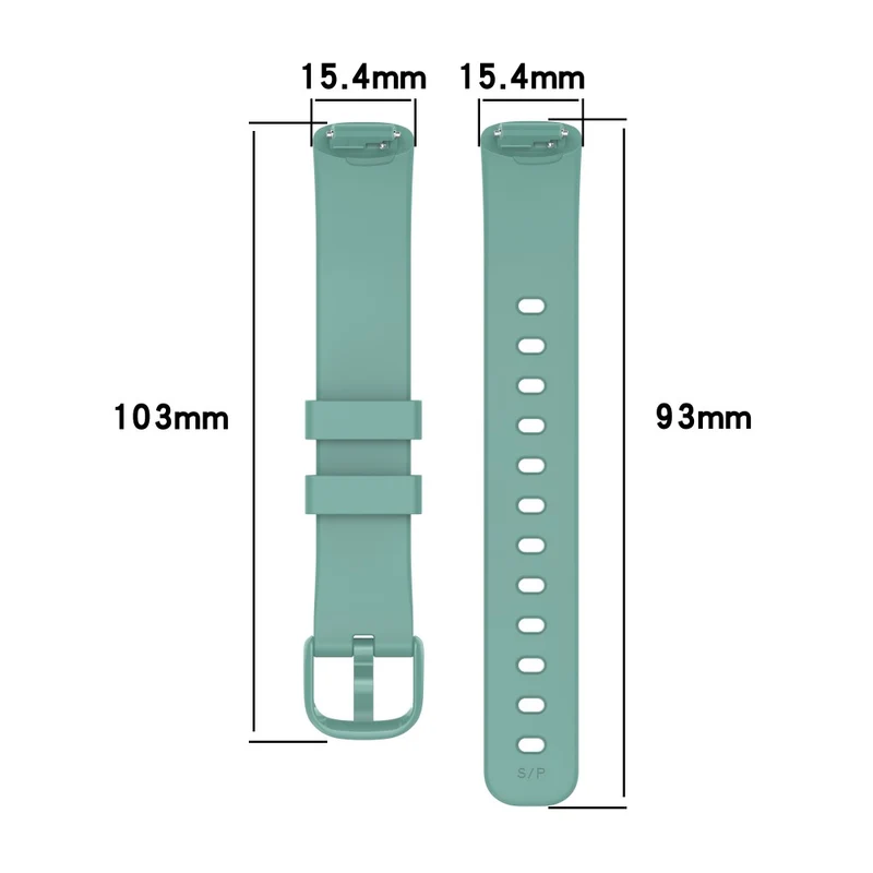 Fitbit Inspire 3 Silicone Watch Bands Soft Replacement Strap, Size: S