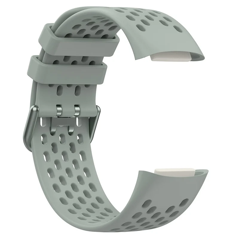 Fitbit Charge 6 / Charge 5 Replacement Wrist Band Breathable Silicone Smartwatch Strap