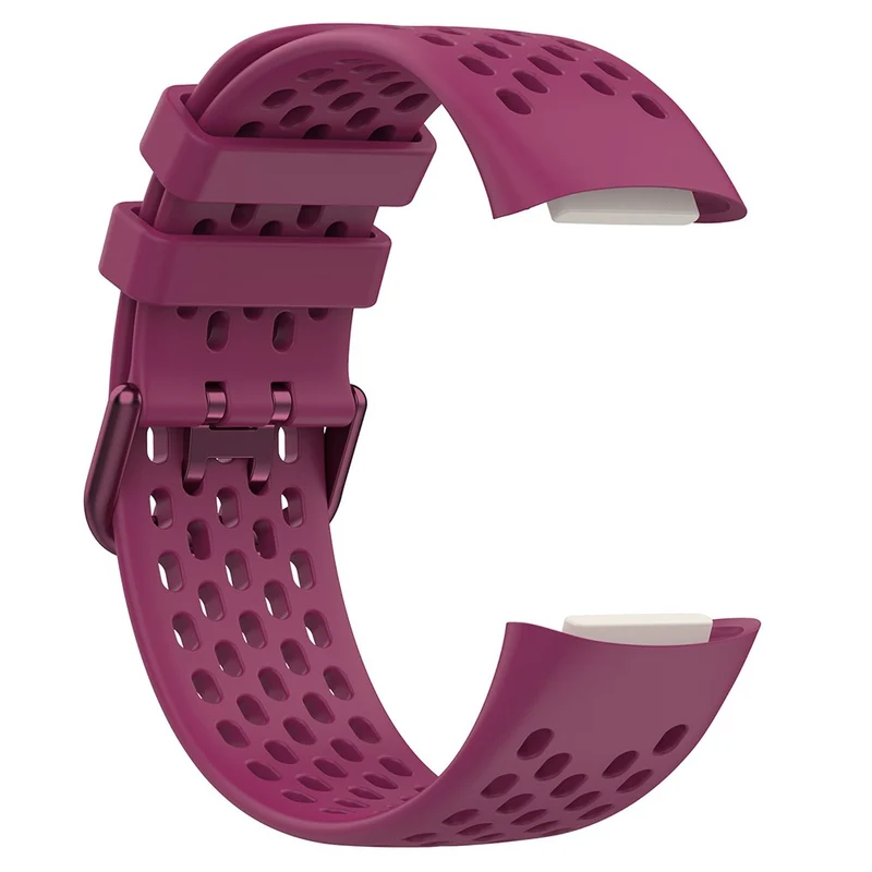 Fitbit Charge 6 / Charge 5 Replacement Wrist Band Breathable Silicone Smartwatch Strap