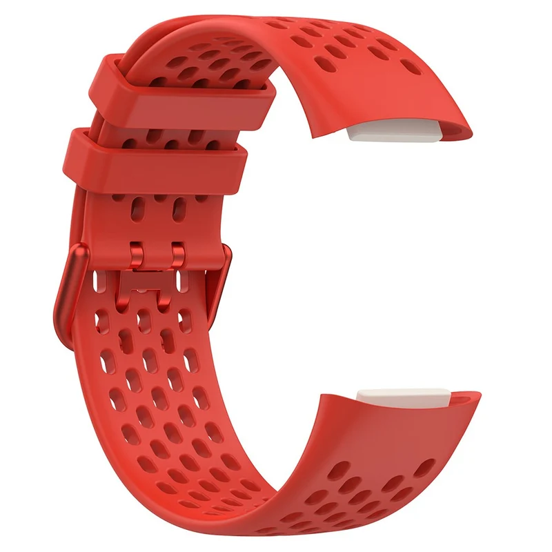 Fitbit Charge 6 / Charge 5 Replacement Wrist Band Breathable Silicone Smartwatch Strap