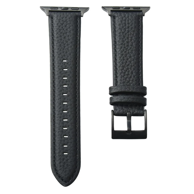 Apple Watch 49mm / 45mm / 44mm / 42mm Genuine Cow Leather Watch Band