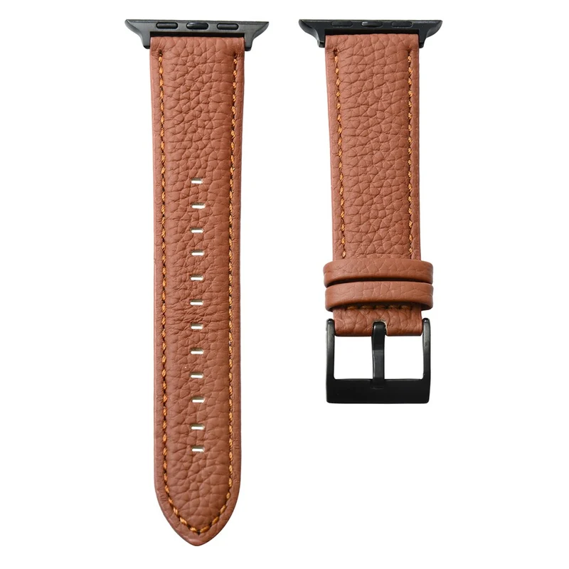 Apple Watch 49mm / 45mm / 44mm / 42mm Genuine Cow Leather Watch Band