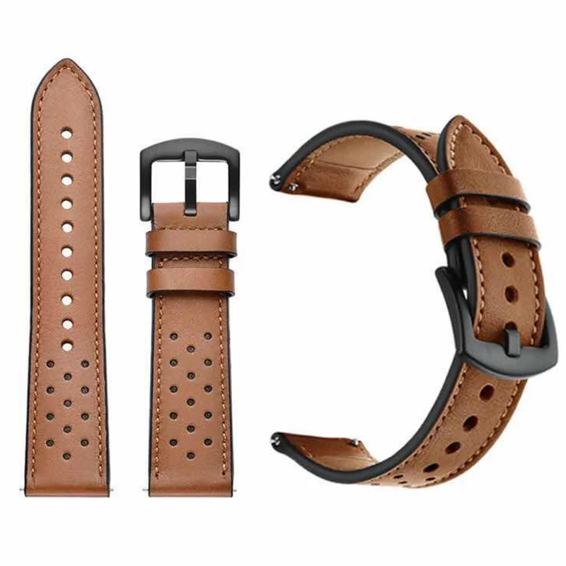 Apple Watch 49mm / 45mm / 44mm / 42mm Silicone and Leather Wrist Strap