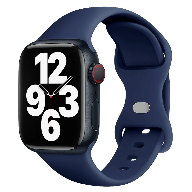 KALEBOL Apple Watch 49mm / 45mm / 44mm / 42mm Silicone Watch Band, Size: L