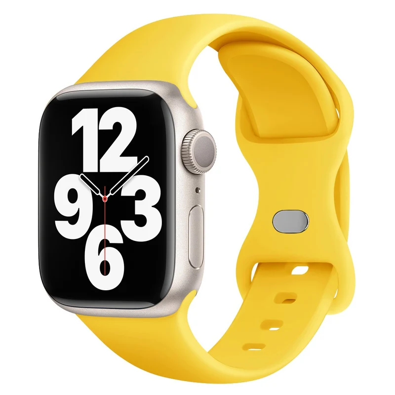 KALEBOL Apple Watch 49mm / 45mm / 44mm / 42mm Silicone Watch Band, Size: L