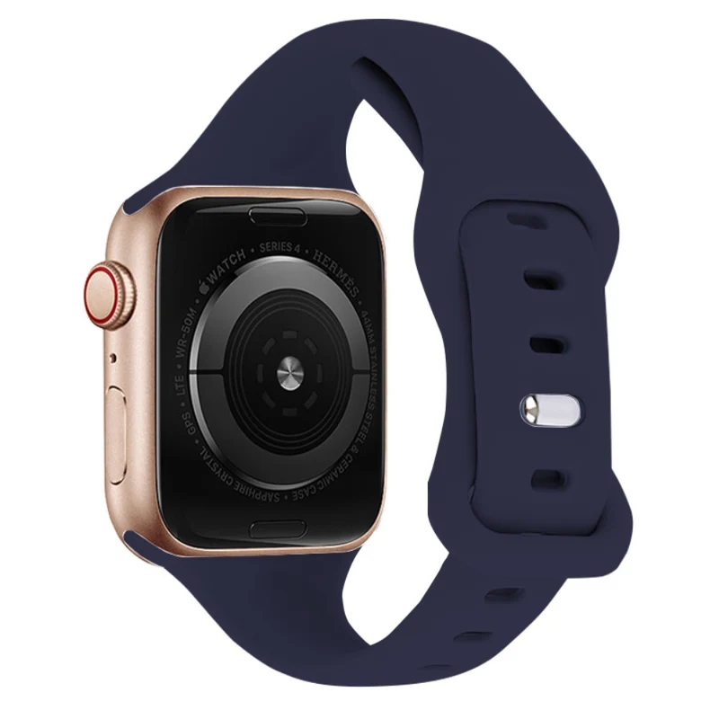 KALEBOL Apple Watch 49mm / 45mm / 44mm / 42mm Slim Watch Straps, Size: S / M - Lavender Grey