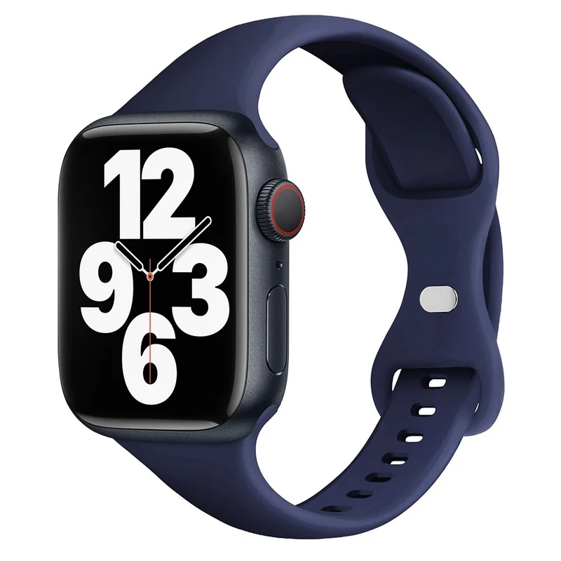 KALEBOL Apple Watch 49mm / 45mm / 44mm / 42mm Slim Watch Straps, Size: S / M - Lavender Grey
