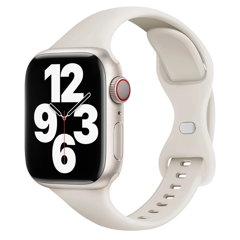 KALEBOL Apple Watch 49mm / 45mm / 44mm / 42mm Slim Watch Straps, Size: S / M - Lavender Grey