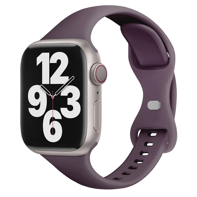 KALEBOL Apple Watch 49mm / 45mm / 44mm / 42mm Slim Watch Straps, Size: S / M - Lavender Grey