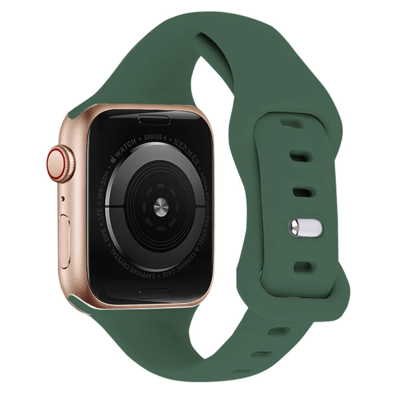 KALEBOL Apple Watch 49mm / 45mm / 44mm / 42mm Slim Watch Straps, Size: S / M - Lavender Grey