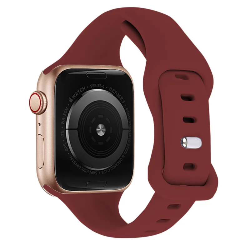 KALEBOL Apple Watch 49mm / 45mm / 44mm / 42mm Slim Watch Straps, Size: S / M - Lavender Grey