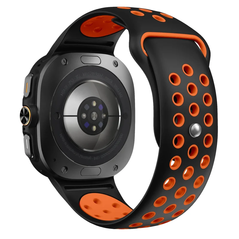 Samsung Galaxy Watch Ultra 2 Sportarmband (Schwarz/Orange)