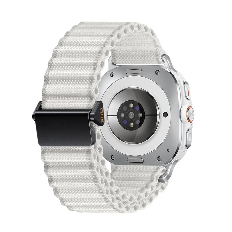 Samsung Galaxy Watch Ultra 2 Outdoor Nylonarmband (Weiß)