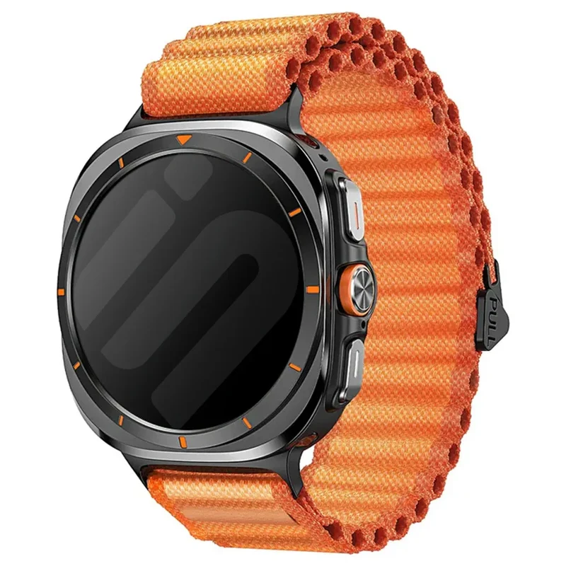 Samsung Galaxy Watch Ultra 2 Outdoor Nylonarmband (Orange)