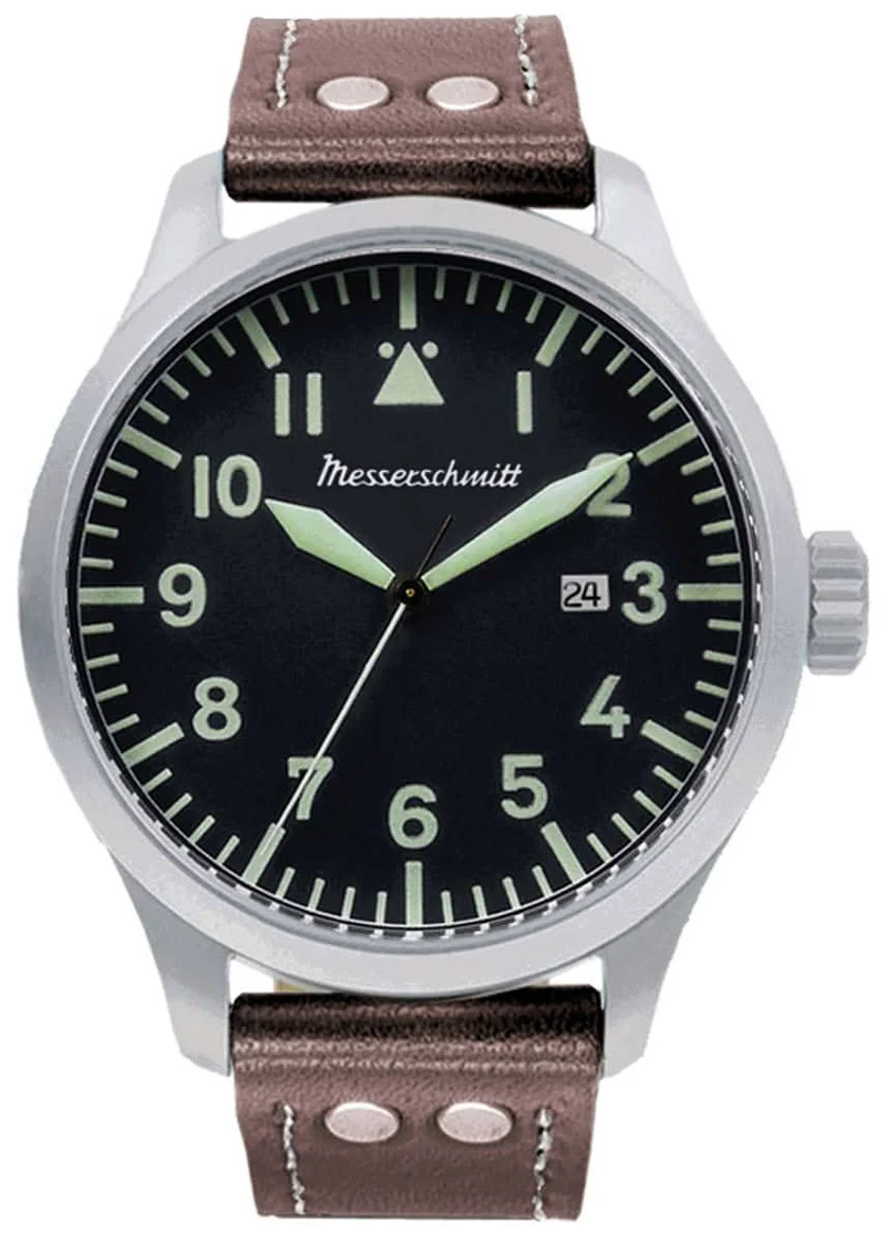 Messerschmitt Beobachter ME-47XLB Herrenuhr • Made in Germany • Flieger-Design