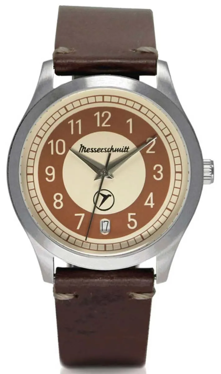 Messerschmitt Kabinenroller KR201-B Unisex-Uhr • Made in Germany • Retro-Design