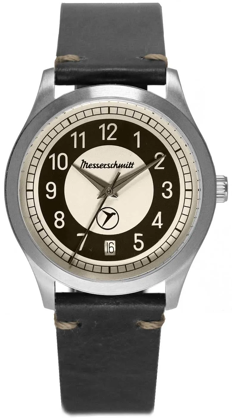 Messerschmitt Kabinenroller KR201-S Herrenuhr • Made in Germany • Kult-Design