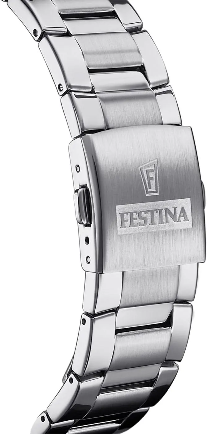 Festina Timeless Chronograph F20463/2 Herrenuhr • Sportliches Design • Edelstahl