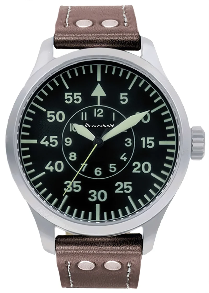 Messerschmitt Beobachter ME-47XL Herrenuhr • Made in Germany • Flieger-Design