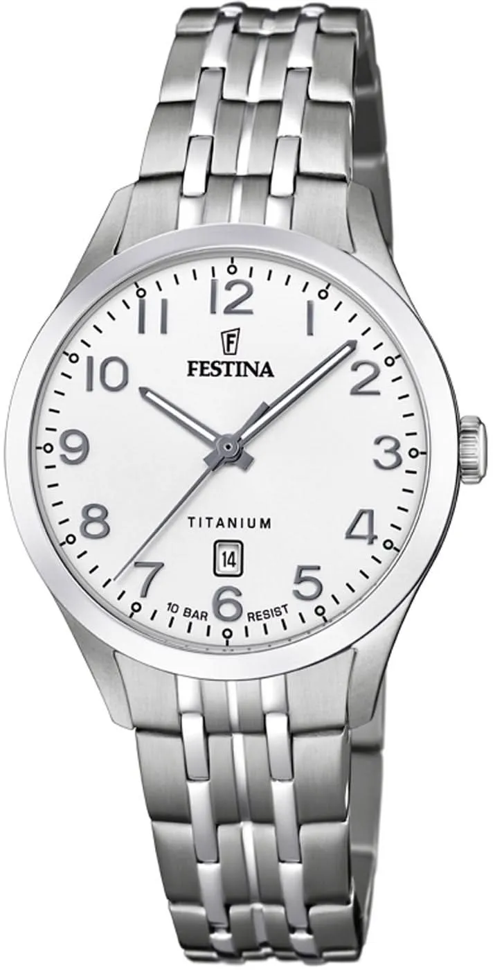 Festina Titanium F20468/1 Damenuhr • Leichtes Titan • 10 bar