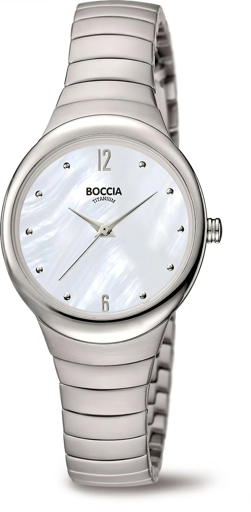 Boccia 3307-01 Damenuhr - Reintitan - Antiallergisch
