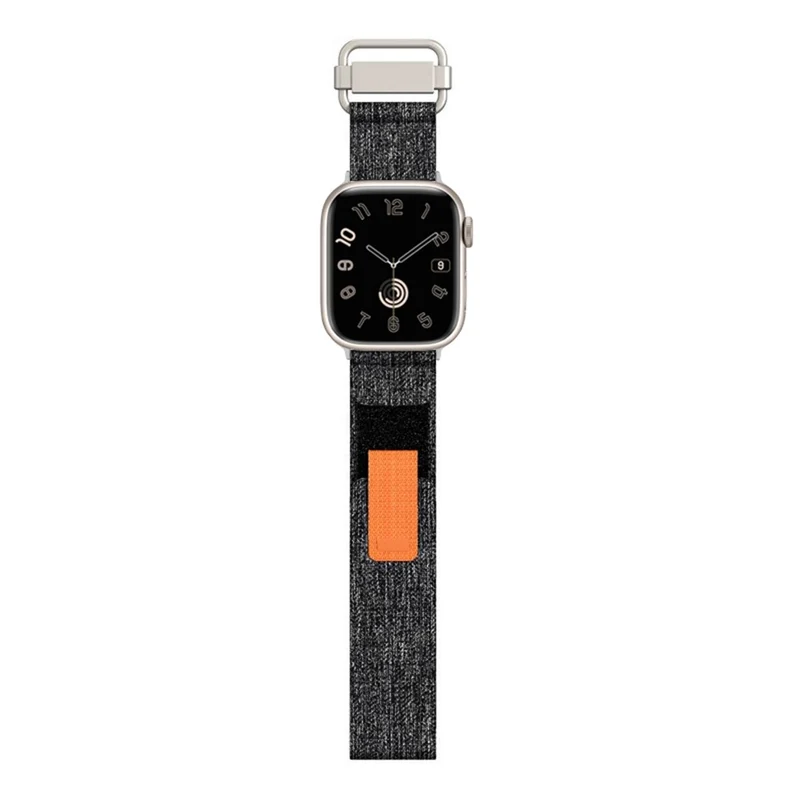 Apple Watch Series 49mm - 45mm - 44mm - 42mm Universal Nylon Watchband - Green Grids