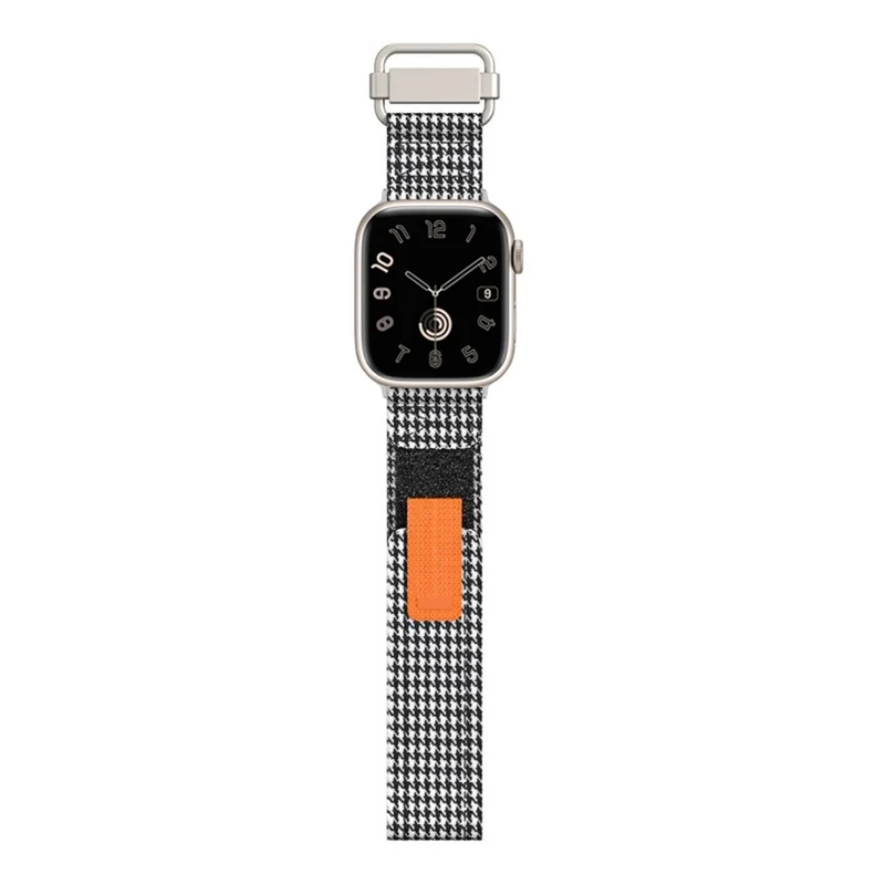 Apple Watch Series 49mm - 45mm - 44mm - 42mm Universal Nylon Watchband - Green Grids