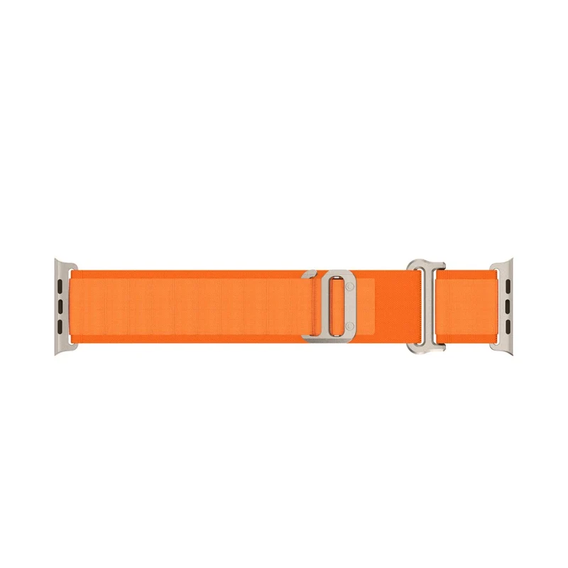 Apple Watch Series 49mm - 45mm - 44mm - 42mm Universal Loop Nylon Watch Band, Size: L