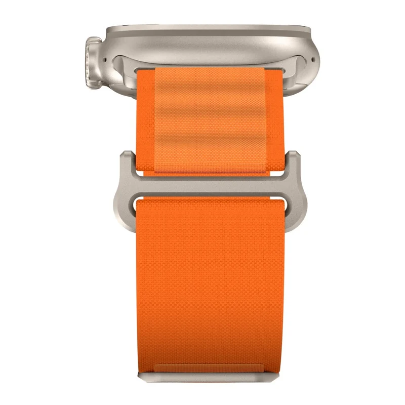 Apple Watch Series 49mm - 45mm - 44mm - 42mm Universal Loop Nylon Watch Band, Size: L