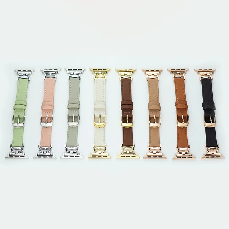 Replacement Band Apple Watch 49mm / 45mm / 44mm / 42mm Leather Strap