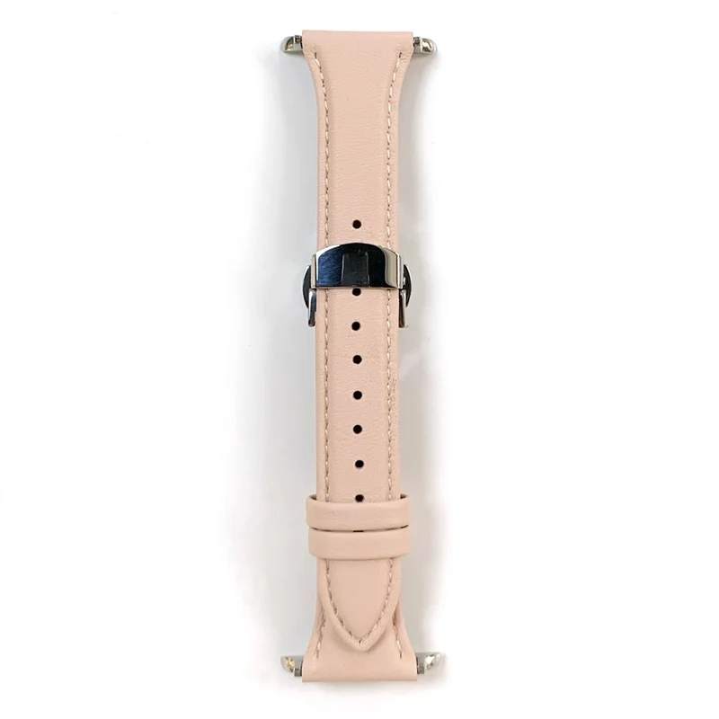 Apple Watch Series 49mm / 45mm / 44mm/ 42mm Cow Leather Watchband Replacement Strap - Black / Gold