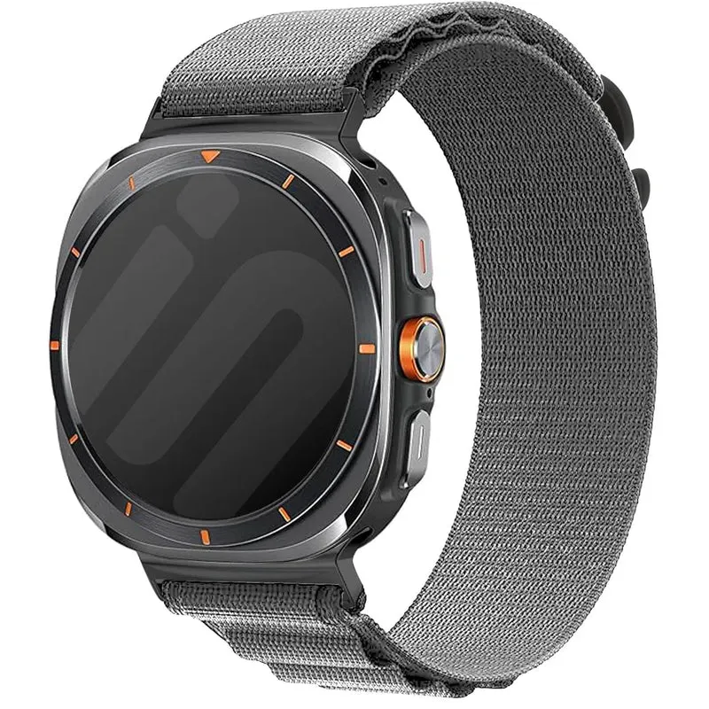 Samsung Galaxy Watch Ultra 2 Alpine Nylon Armband (Graublau)