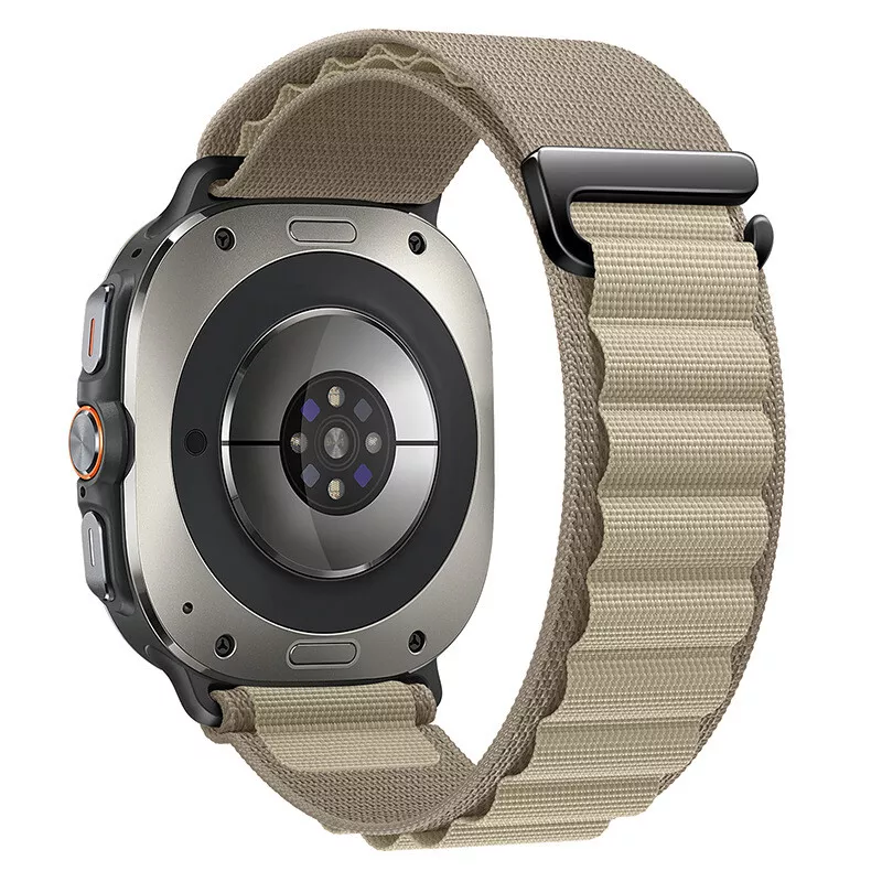Samsung Galaxy Watch Ultra 2 Alpine Nylon Armband (Olivgrün)