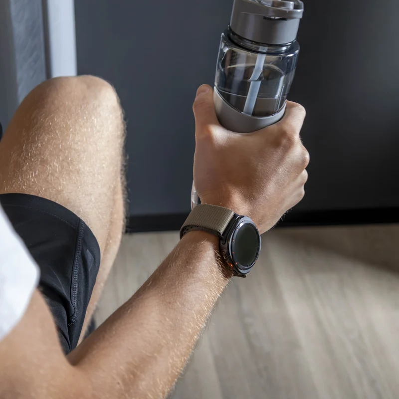 Samsung Galaxy Watch Ultra 2 Alpine Nylon Armband (Olivgrün)