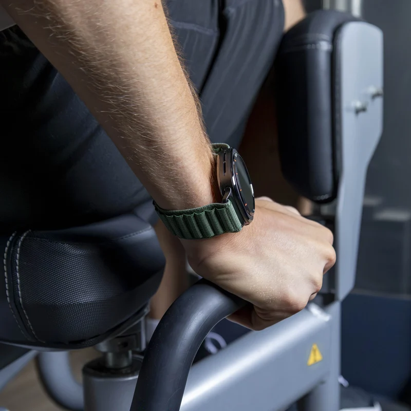 Samsung Galaxy Watch Ultra 2 Alpine Nylon Armband (Grün)