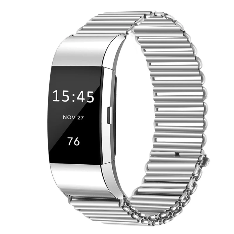 Fitbit Charge 2 Loop Back Design Replacement Stainless Steel Watch Strap