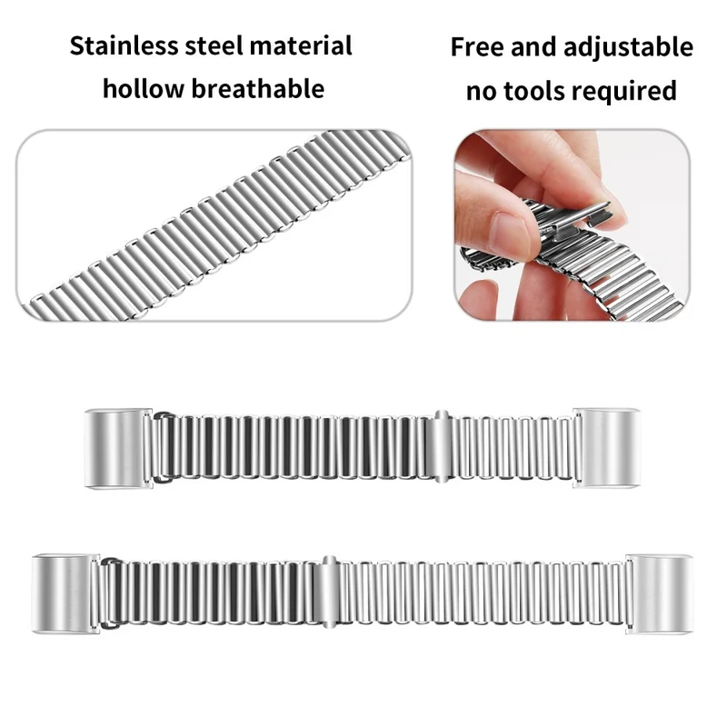Fitbit Charge 2 Loop Back Design Replacement Stainless Steel Watch Strap