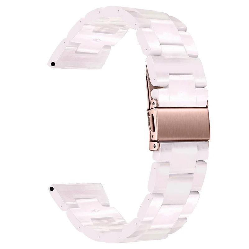 Donerton Resin Watch Band Waterproof Smart Watch Strap - Chocolate