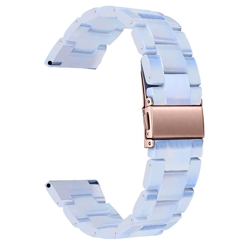 Donerton Resin Watch Band Waterproof Smart Watch Strap - Chocolate