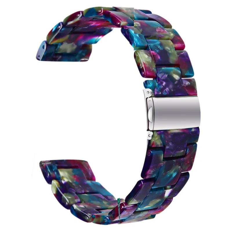 Donerton Resin Watch Band Waterproof Smart Watch Strap - Chocolate
