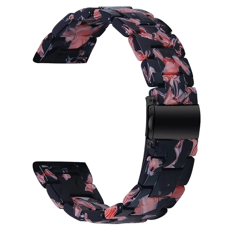 Donerton Smart Watch Replacement Watch Band Waterproof Resin Watch Strap - Leopard Printed