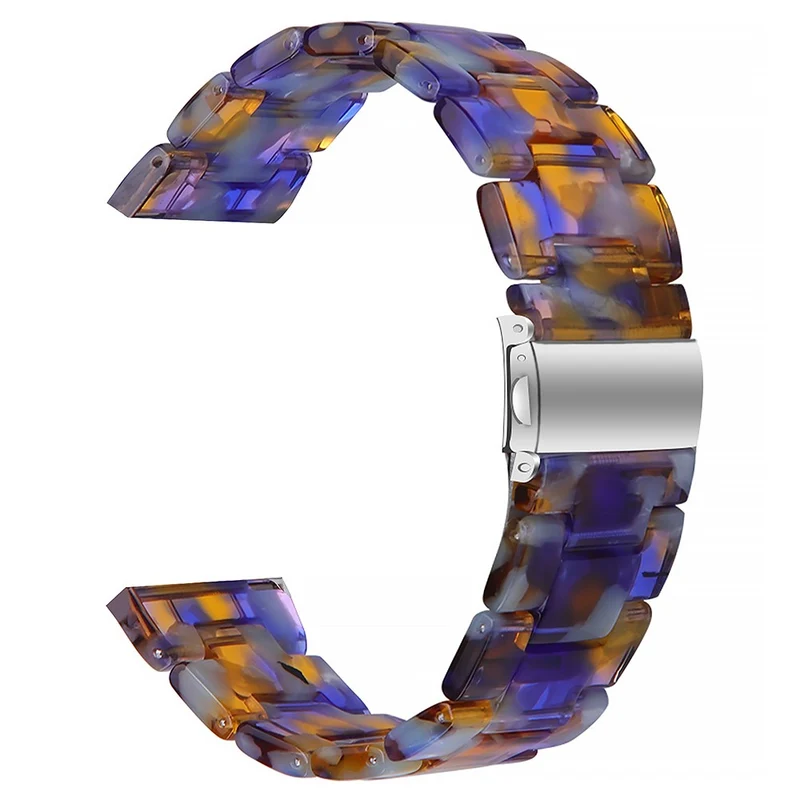 Donerton Smart Watch Replacement Watch Band Waterproof Resin Watch Strap - Leopard Printed