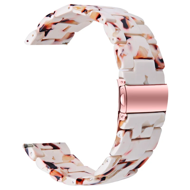 Donerton Smart Watch Replacement Watch Band Waterproof Resin Watch Strap - Leopard Printed