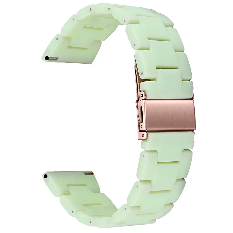 Donerton Smart Watch Replacement Watch Band Waterproof Resin Watch Strap - Leopard Printed