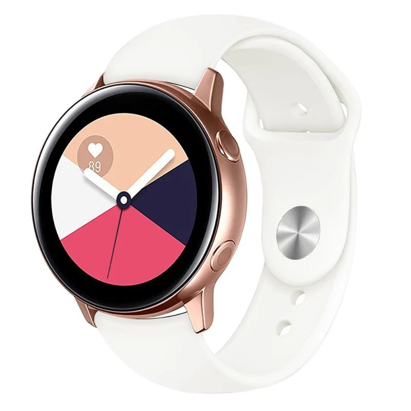 KALEBOL KLB-DKGJ-001 Huawei Watch GT 4 41mm / Garmin Venu 3S 18mm Silicone Band Watch Strap