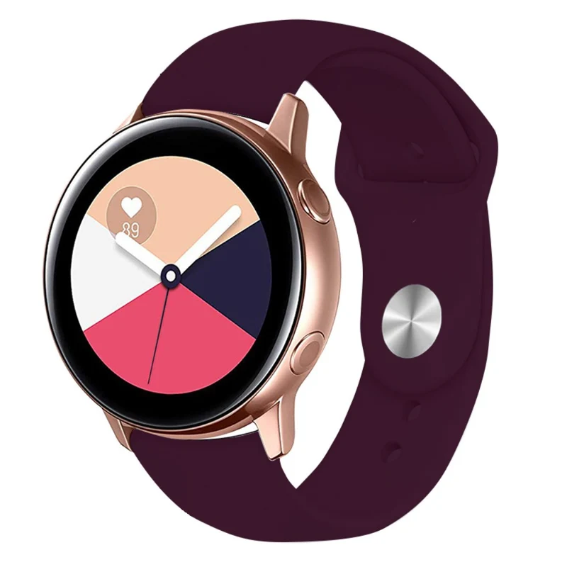 KALEBOL KLB-DKGJ-001 Huawei Watch GT 4 41mm / Garmin Venu 3S 18mm Silicone Band Watch Strap